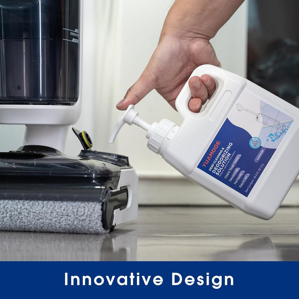 Deep Cleaning&Deodorizing Solution, 85FL OZ/2.5L, Designed for Tineco, Compatible with Tineco Floor One, iFloor Series, Roborock S8&S7 Serires,Q Revo, Q Series, Blended Flowery